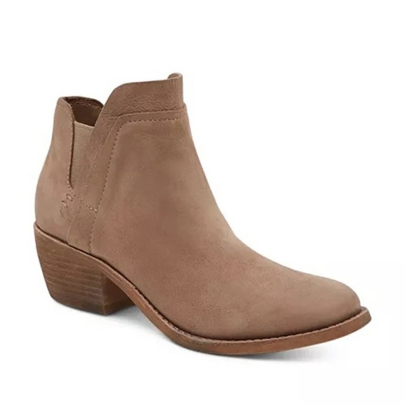 Dolce Vita Shoes - Dolce Vita | Brown Leather Bootie Heel 9.5 Tan